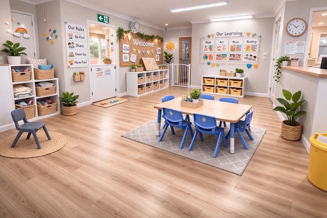 Welcoming early learning room at Super Stars Early Learning Centre in Cooloongup